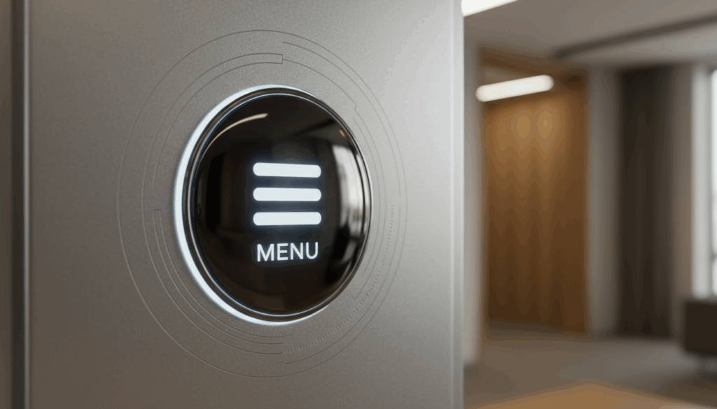 メニューボタン