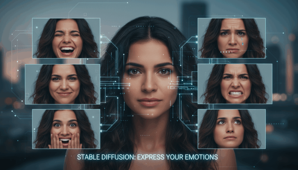 Stable Diffusionで表情を思い通りに