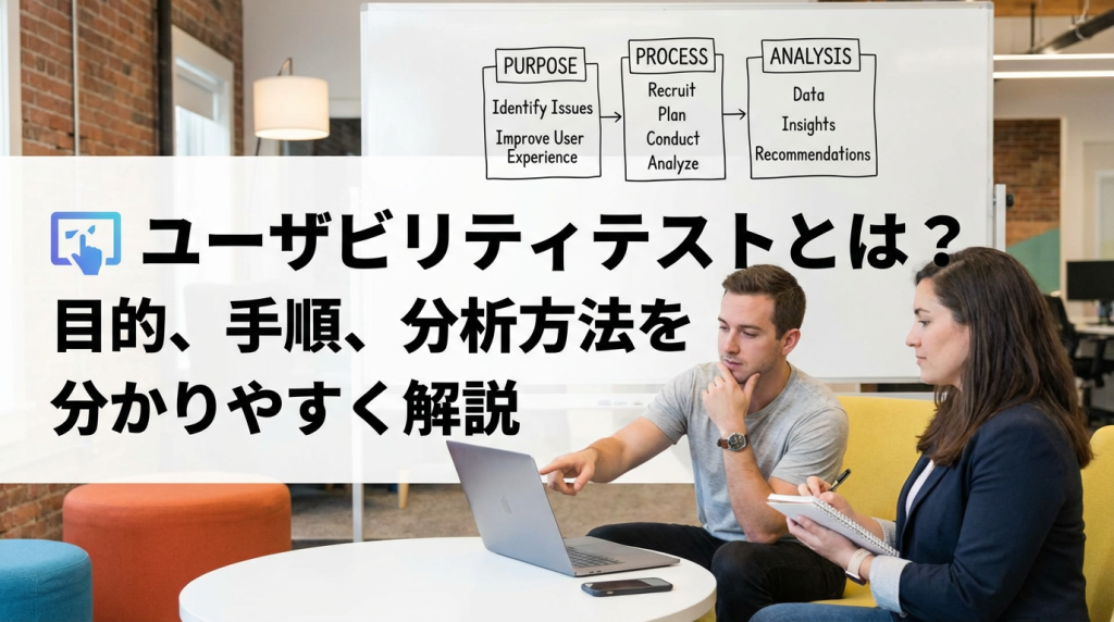 ユーザビリティテストとは？目的、手順、分析方法を分かりやすく解説