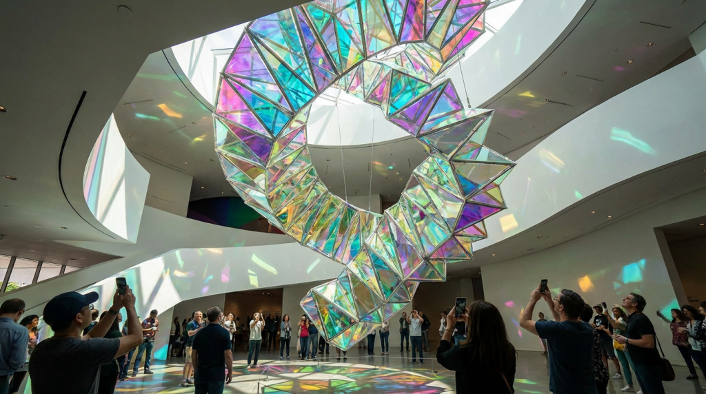 目を引くデザイン