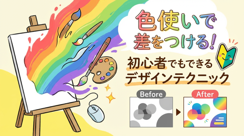 色使いで差をつける！初心者でもできるデザインテクニック