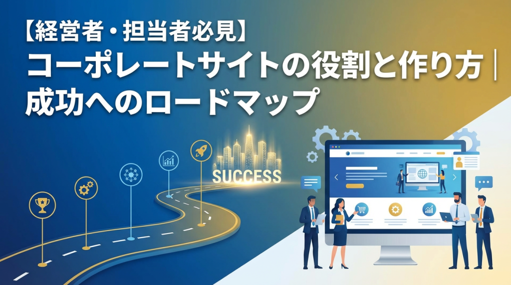 【経営者・担当者必見】コーポレートサイトの役割と作り方｜成功へのロードマップ
