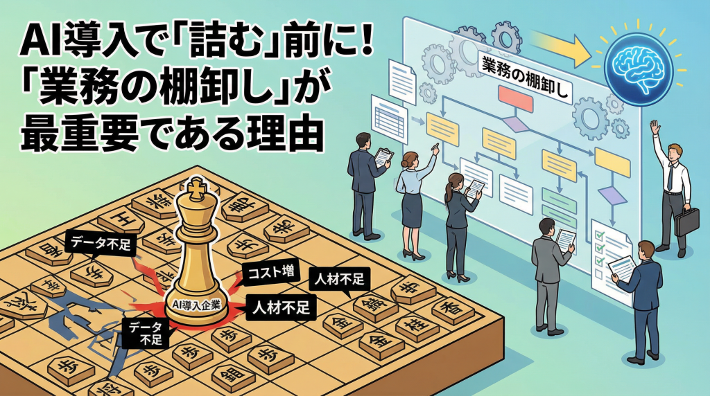 AI導入で「詰む」前に！「業務の棚卸し」が最重要である理由