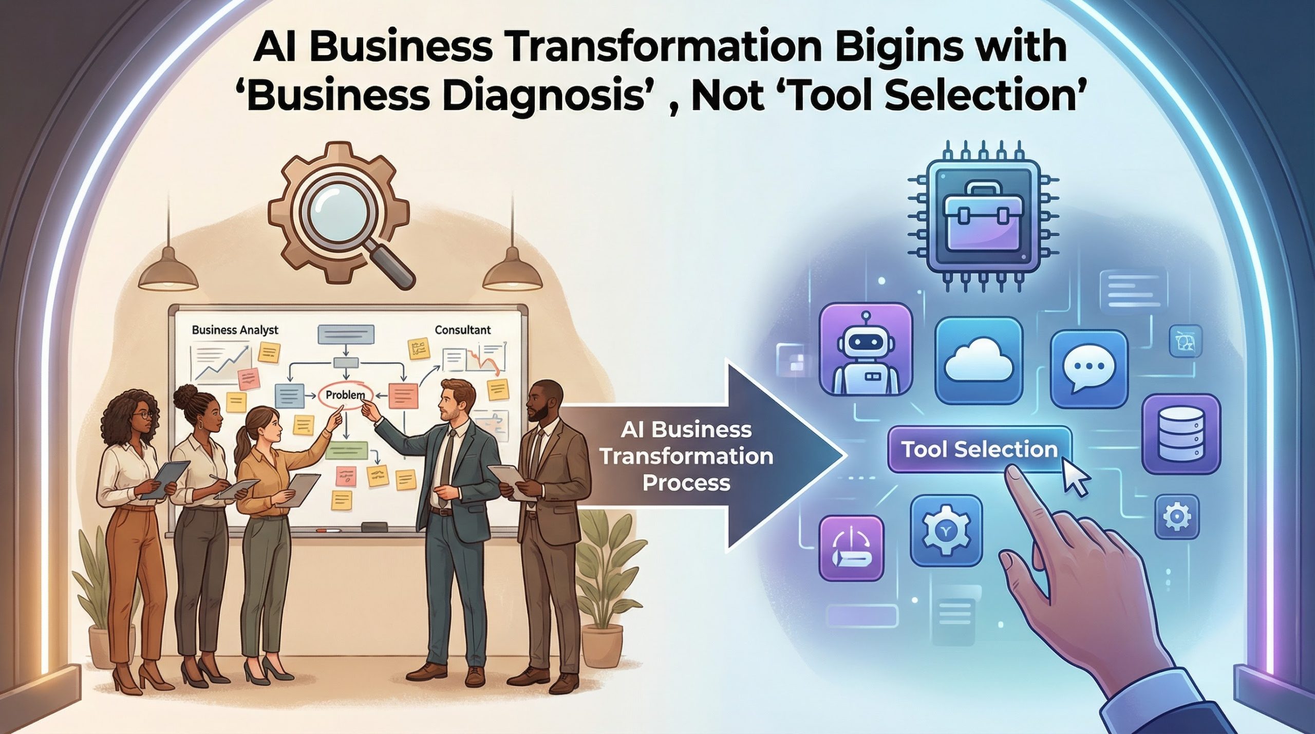 AI業務改革は「ツール選定」ではなく「業務診断」から始まる