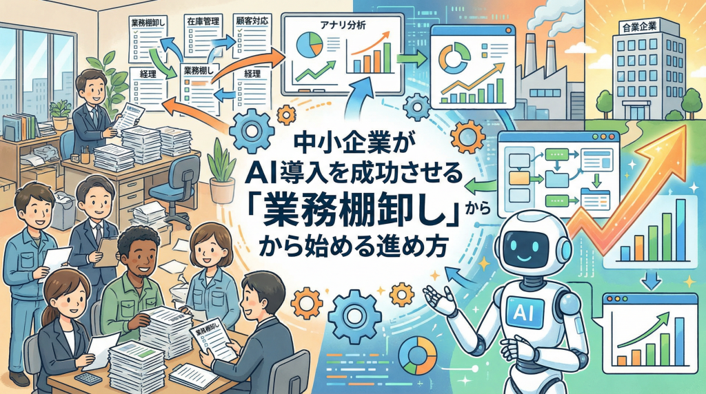 中小企業がAI導入を成功させる「業務棚卸し」から始める進め方