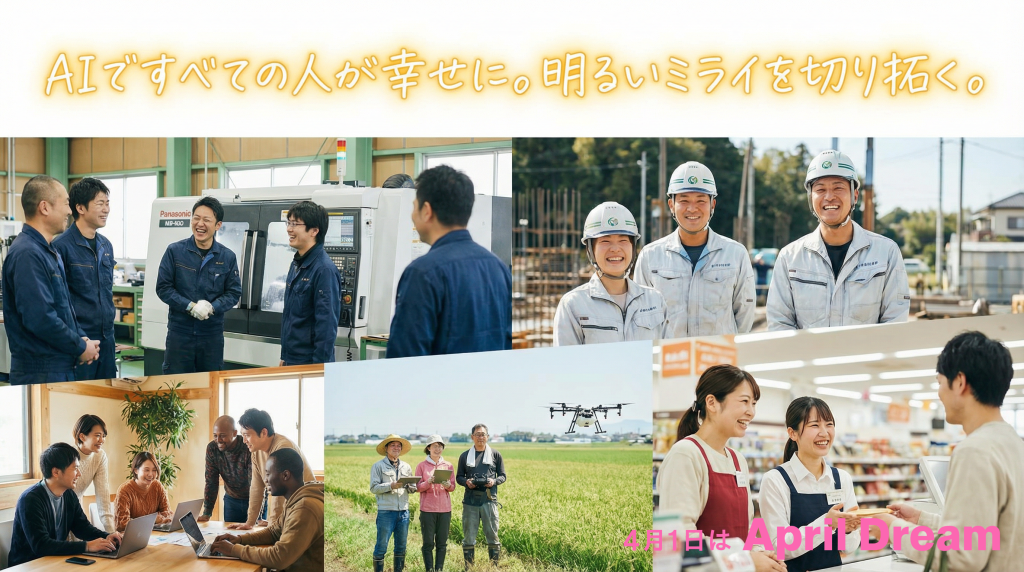 AIですべての人が幸せに。明るいミライを切り拓く。